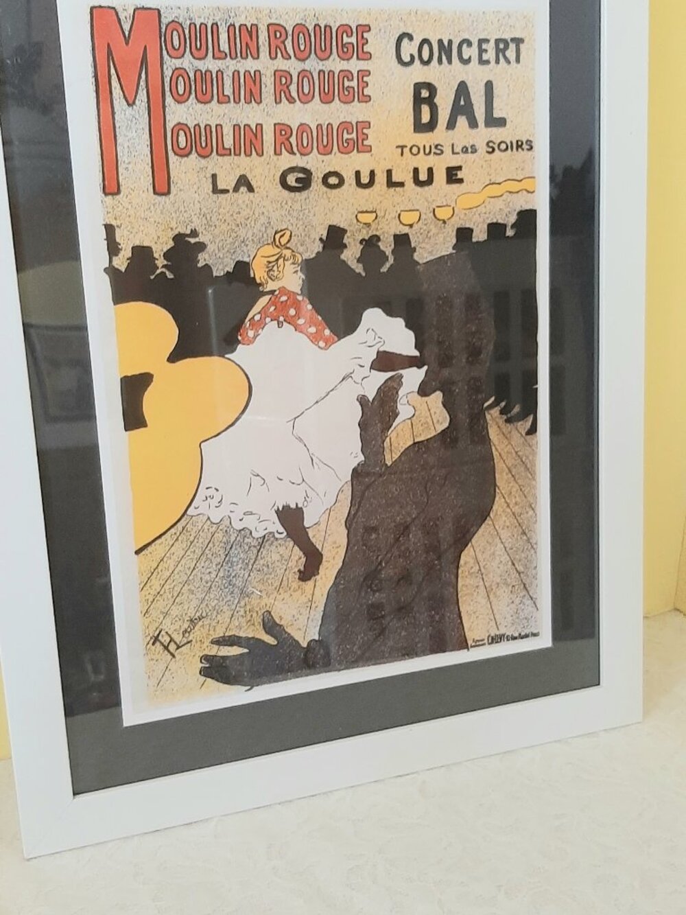 Moulin Rouge Poster Wall Art. Acrylic frame and protective cover